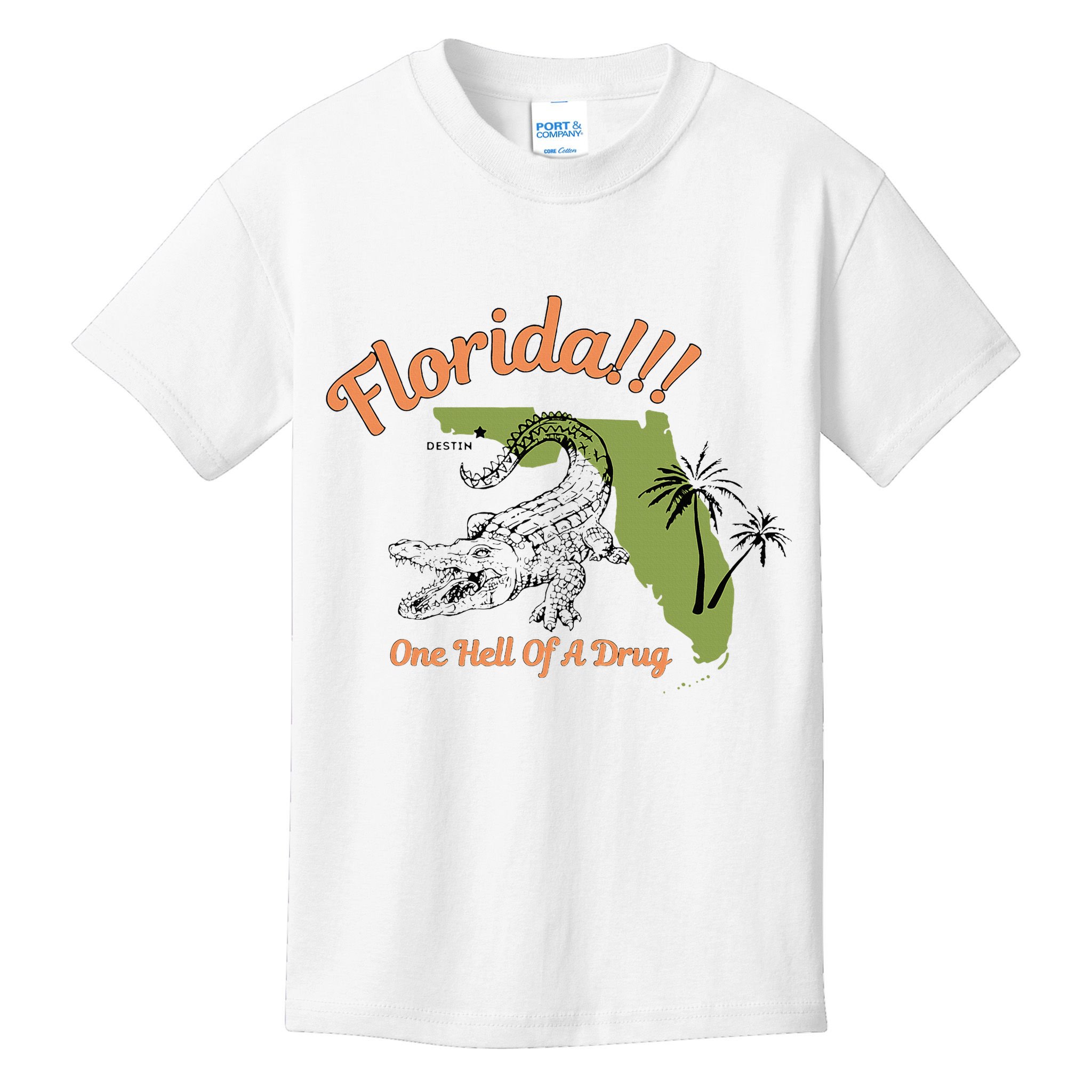 Florida One Hell Of A Drug Funny Summer Beach Kids T-Shirt
