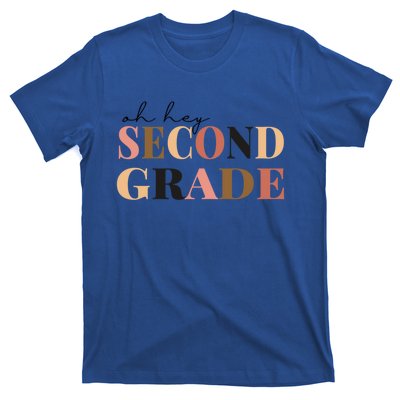 Funny Oh Hey Second Grade Teacher Back To School Gift T-Shirt