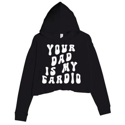 Funny Offensive Humor Crop Fleece Hoodie
