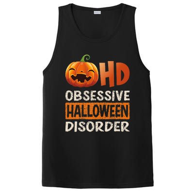 Funny Obsessive Halloween Disorder OHD Pumpkin Costume PosiCharge Competitor Tank