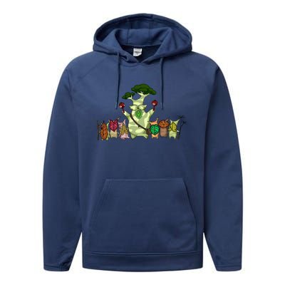 Flora Of Hyrule Korok Hylian Lover Perfect Gift Idea Performance Fleece Hoodie