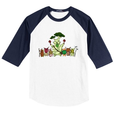 Flora Of Hyrule Korok Hylian Lover Perfect Gift Idea Baseball Sleeve Shirt