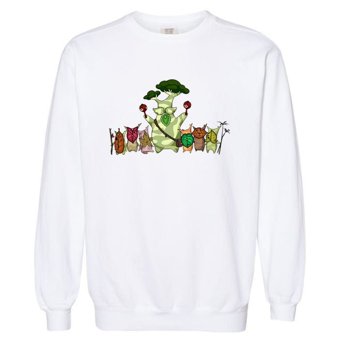 Flora Of Hyrule Korok Hylian Lover Perfect Gift Idea Garment-Dyed Sweatshirt