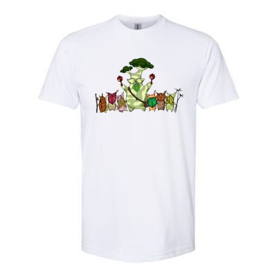 Flora Of Hyrule Korok Hylian Lover Perfect Gift Idea Softstyle CVC T-Shirt