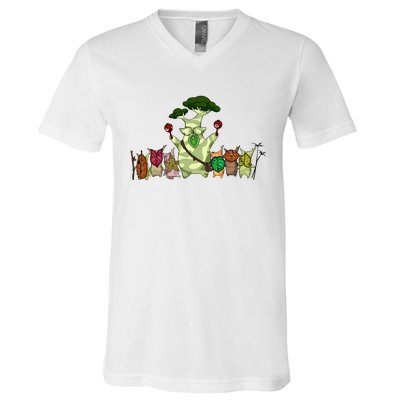 Flora Of Hyrule Korok Hylian Lover Perfect Gift Idea V-Neck T-Shirt