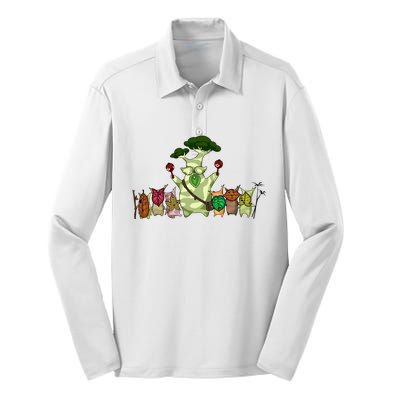 Flora Of Hyrule Korok Hylian Lover Perfect Gift Idea Silk Touch Performance Long Sleeve Polo