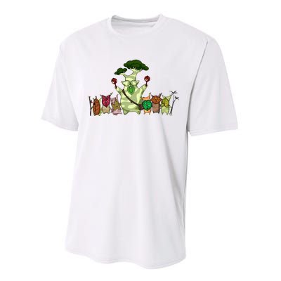 Flora Of Hyrule Korok Hylian Lover Perfect Gift Idea Performance Sprint T-Shirt