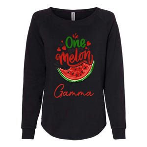 Funny One In A Melon Gamma Matching Group Great Gift Womens California Wash Sweatshirt