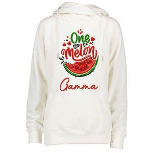 Funny One In A Melon Gamma Matching Group Great Gift Womens Funnel Neck Pullover Hood