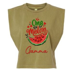 Funny One In A Melon Gamma Matching Group Great Gift Garment-Dyed Women's Muscle Tee