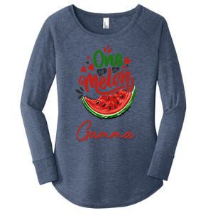 Funny One In A Melon Gamma Matching Group Great Gift Women's Perfect Tri Tunic Long Sleeve Shirt