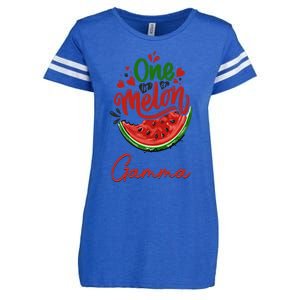 Funny One In A Melon Gamma Matching Group Great Gift Enza Ladies Jersey Football T-Shirt