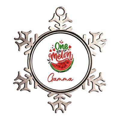 Funny One In A Melon Gamma Matching Group Great Gift Metallic Star Ornament