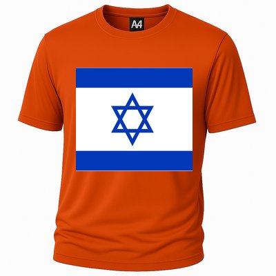 Flag of Israel Cooling Performance Crew T-Shirt