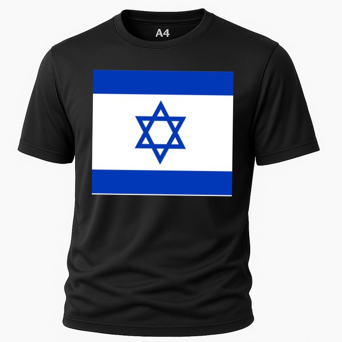 Flag of Israel Cooling Performance Crew T-Shirt