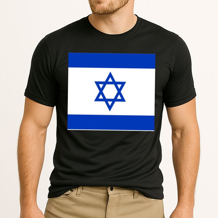 Flag of Israel Cooling Performance Crew T-Shirt