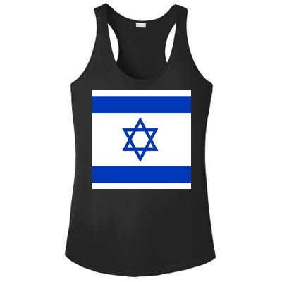 Flag of Israel Ladies PosiCharge Competitor Racerback Tank