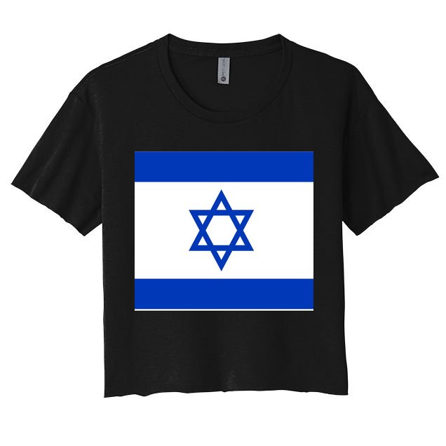 Flag of Israel Crop Top