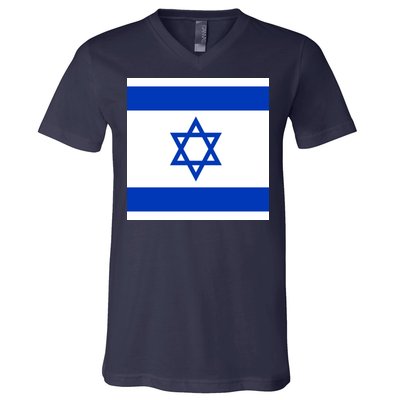 Flag of Israel V-Neck T-Shirt