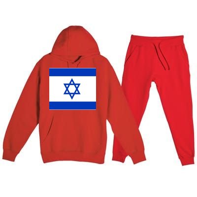 Flag of Israel Premium Hooded Sweatsuit Set