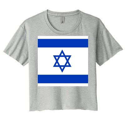 Flag of Israel Women's Crop Top Tee