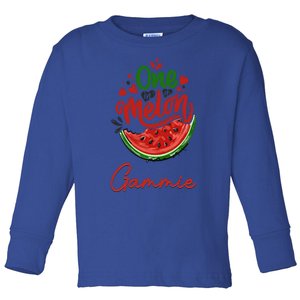 Funny One In A Melon Gammie Matching Group Meaningful Gift Toddler Long Sleeve Shirt