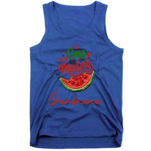 Funny One In A Melon Grandmama Matching Group Great Gift Tank Top