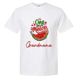 Funny One In A Melon Grandmama Matching Group Great Gift Garment-Dyed Heavyweight T-Shirt