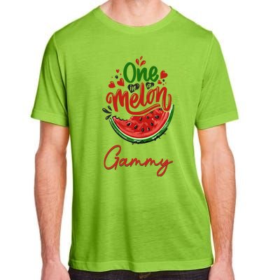 Funny One In A Melon Gammy Matching Group Gift Adult ChromaSoft Performance T-Shirt