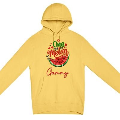 Funny One In A Melon Gammy Matching Group Gift Premium Pullover Hoodie