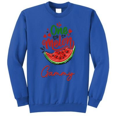 Funny One In A Melon Gammy Matching Group Gift Sweatshirt