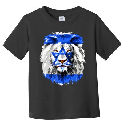 Flag Of Israel Lion Jewish Israel Flag Toddler T-Shirt