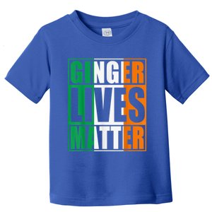 Flag Of Ireland Ginger Lives Matter St Patricks Day Gift Toddler T-Shirt