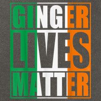 Flag Of Ireland Ginger Lives Matter St Patricks Day Gift Cotton Canvas Backpack