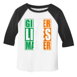 Flag Of Ireland Ginger Lives Matter St Patricks Day Gift Toddler Fine Jersey T-Shirt