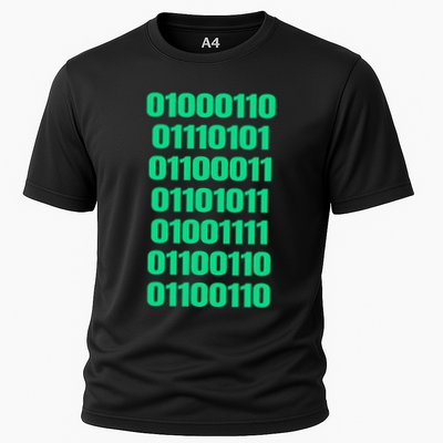 Fuck Off In Binary Code  Performance Shirt