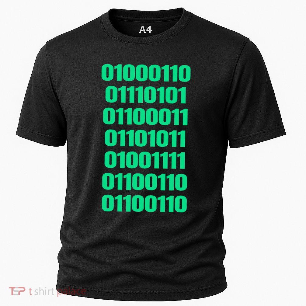 Fuck Off In Binary Code  Performance Shirt