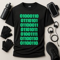 Fuck Off In Binary Code  Performance Shirt