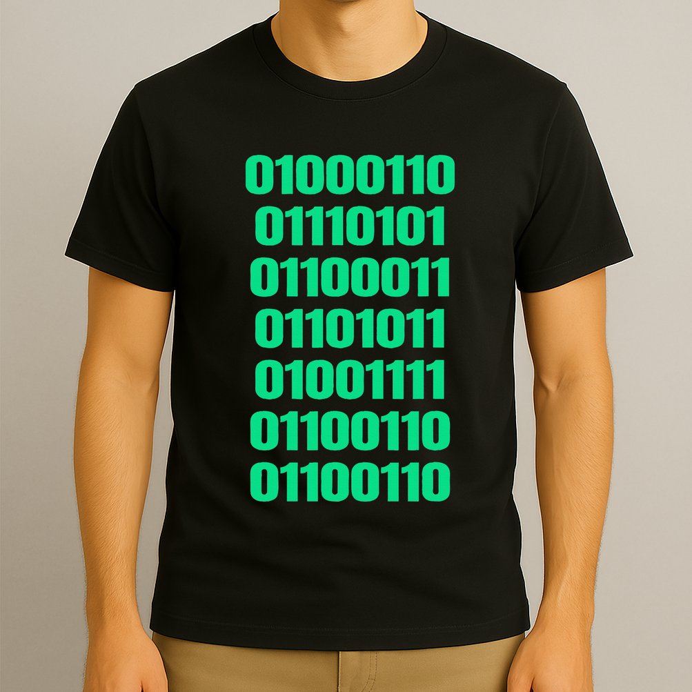 Fuck Off In Binary Code  T-Shirt