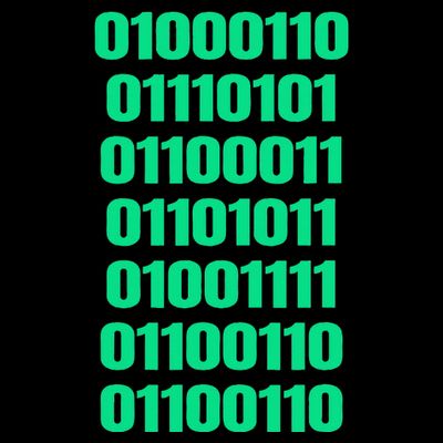 Fuck Off In Binary Code  T-Shirt