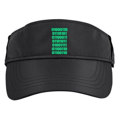 Fuck Off In Binary Code  Adult Drive Performance Visor