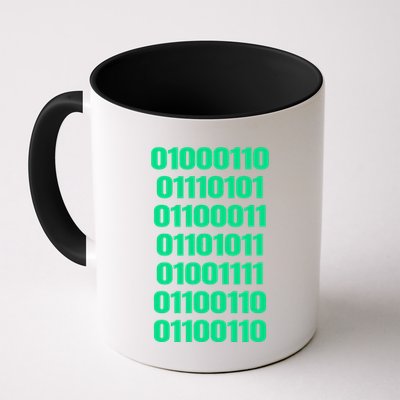 Fuck Off In Binary Code  Mug