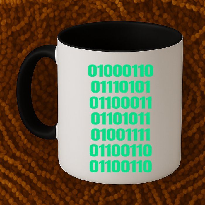 Fuck Off In Binary Code  Mug