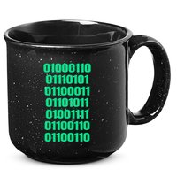Fuck Off In Binary Code  15oz Campfire Ceramic Mug