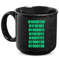 Fuck Off In Binary Code  15oz Campfire Ceramic Mug