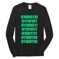 Fuck Off In Binary Code  Tall Long Sleeve T-Shirt
