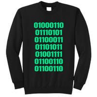 Fuck Off In Binary Code  Tall Sweatshirt