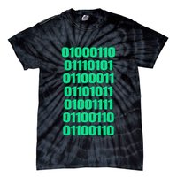 Fuck Off In Binary Code  Tie-Dye T-Shirt