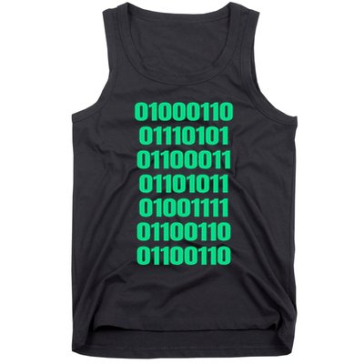 Fuck Off In Binary Code  Tank Top