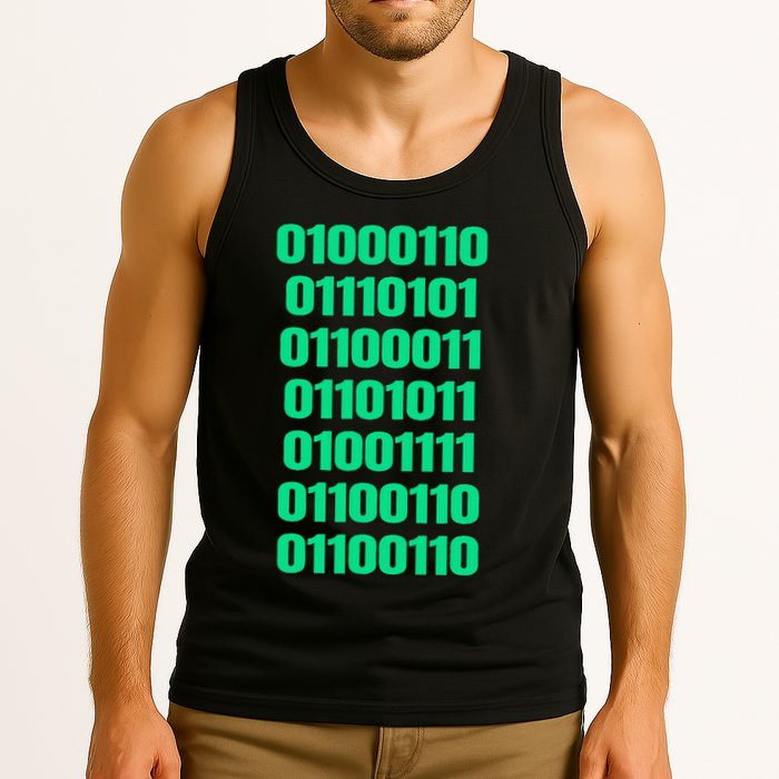 Fuck Off In Binary Code  Tank Top
